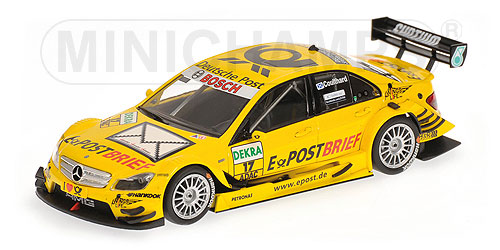 MERCEDES-BENZ C-CLASS – ‘DEUTSCHE POST’ – DAVID COULTHARD – DTM 2011 L.E. 512 pcs. 1:43 model