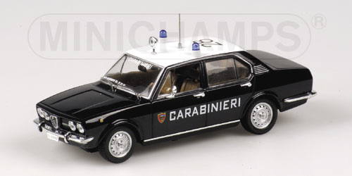 ALFA ROMEO ALFETTA 1.8 – 1972 – ‘CARABINIERI’ 1:43 model