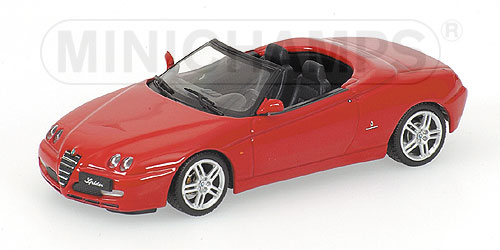 ALFA ROMEO SPIDER – 2003 – RED L.E. 1296 pcs. 1:43 model