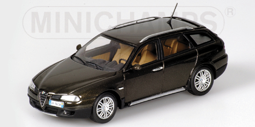 ALFA ROMEO 156 CROSSWAGON – 2004 – OLIVE METALLIC 1:43 model