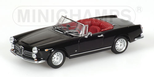 ALFA ROMEO 2600 SPIDER – 1964 – BLACK L.E. 3504 pcs. 1:43 model