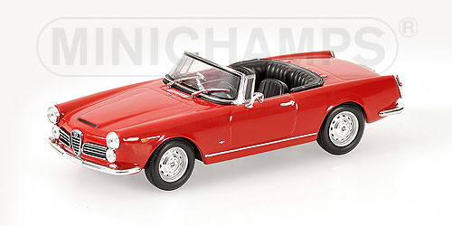 ALFA ROMEO 2600 SPIDER – 1964 – RED (ROSSO ALFA) L.E. 1200 pcs. 1:43 model