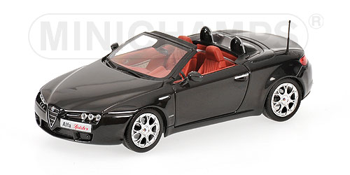 ALFA ROMEO SPIDER – 2007 – BLACK METALLIC L.E. 1296 pcs. 1:43 model