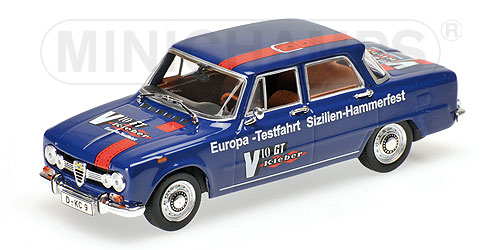 ALFA ROMEO GIULIA – EUROPA-TESTFAHRT-SIZILIEN – HAMMERFEST 1970 L.E. 264 pcs. 1:43 model