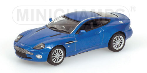 ASTON MARTIN VANQUISH – 2002 – BLUE METALLIC L.E. 2016 pcs. 1:43 model