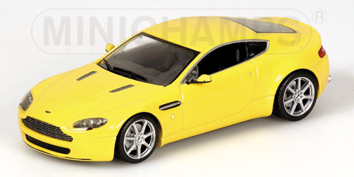 ASTON MARTIN VANTAGE – 2005 – YELLOW – PRESENTATION GENEVE 01.03.2005 1:43 model