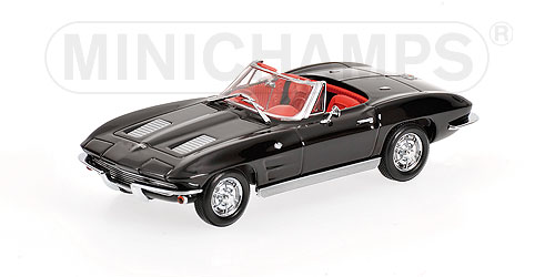 CHEVROLET CORVETTE CABRIOLET – 1963 – BLACK L.E. 1632 pcs. 1:43 model