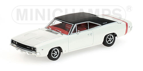 DODGE CHARGER HARDTOP COUPE – 1968 – WHITE L.E. 2208 pcs. 1:43 model