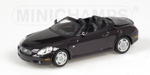 LEXUS SC430 CABRIOLET – 2001 – PURPLE METALLIC 1:43 model