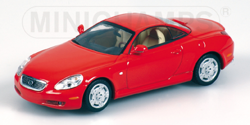 LEXUS SC430 CABRIOLET – 2001 – RED 1:43 model