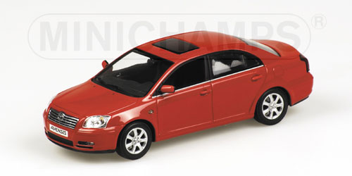 TOYOTA AVENSIS – 2002 – RED 1:43 model