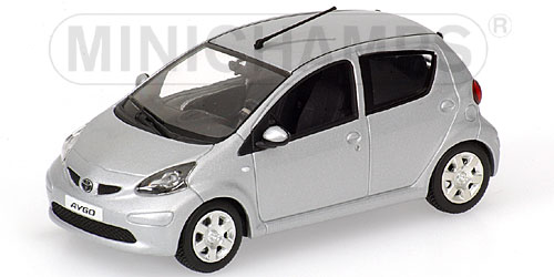TOYOTA AYGO – 2005 – SILVER METALLIC L.E. 1104 pcs. 1:43 model