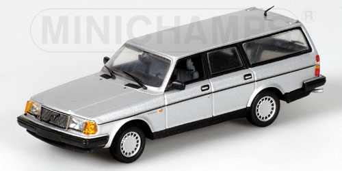 VOLVO 240 GL BREAK – 1986 – SILVER METALLIC 1:43 model