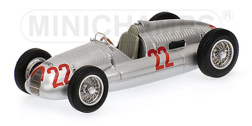 AUTO UNION TYP D  TAZIO NUVOLARI  WINNER ITALIAN GP 1938 L.E. 1536 pcs. 1:43 model