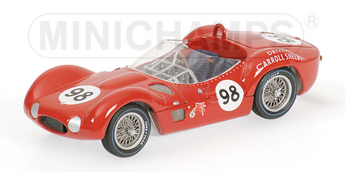 MASERATI TIPO 61 – CARROLL SHELBY – LA TIMES/MIRROR GP FOR SPORTS CARS 1960 L.E. 3024 pcs. 1:43 model