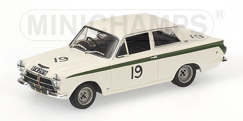 LOTUS CORTINA MKI – WHITMORE/PROCTER – WINNER – ETCC 1964 BRANDS HATCH L.E. 2496 pcs. 1:43 model