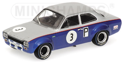 FORD ESCORT I TC – HUBERT HAHNE – 500KM NÜRBURGRING 1968 1:43 model