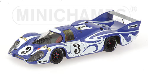 PORSCHE 917 – ‘HIPPIE’ – KAUHSEN/LARROUSSE – MARTINI RACING TEAM – QUALIFYING 24H LE MANS 1970 L.E. 3333 pcs. 1:43 model