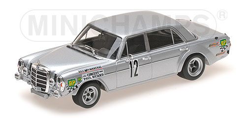 MERCEDES-BENZ 300 SEL 6.8 AMG – BEHRMANN/JABOUILLE/DOLHEM – 12H PAUL RICARD 1971 - L.E. 504 pcs. 1:43 model
