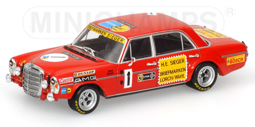 MERCEDES-BENZ 300SEL 6.8 – HEYER/BETZLER – TEAM AMG – 24H NÜRBURGRING 1972 1:43 model
