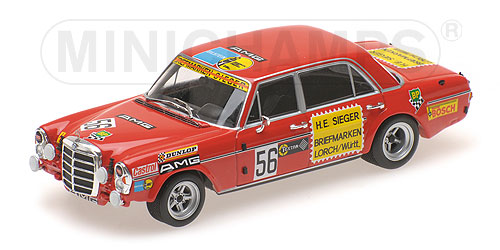 MERCEDES-BENZ 300 SEL 6.8 AMG – HANS HEYER – 200 MEILEN VON NÜRNBERG 1972 - L.E. 504 pcs. 1:43 model