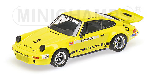 PORSCHE 911 IROC RSR 2.8 – PETER REVSON – RIVERSIDE IROC 1973 L.E. 336 pcs. 1:43 model