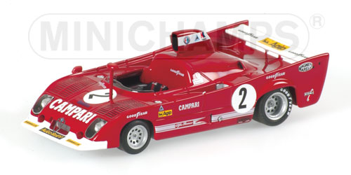 ALFA ROMEO 33 TT 12 – PESCAROLO/BELL – WINNER – TEAM WKRT – 1000KM SPA 1975 L.E. 2304 pcs. 1:43 model