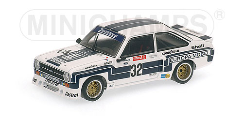 FORD ESCORT II RS 1800 – KLAUS LUDWIG – WINNER – TEAM ZAKSPEED – DRM SUPERSPRINT NÜRBURGRING 1976 L.E. 2160 pcs. 1:43 model