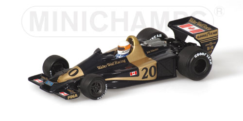 WOLF FORD WR1 SCHECKTER ARGENT. ’77 1:43 model