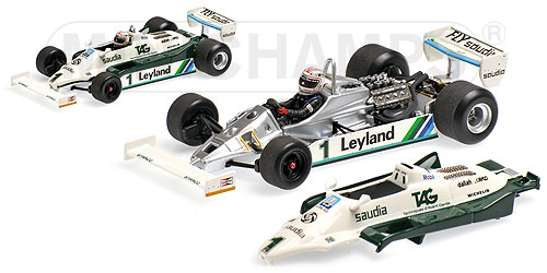 WILLIAMS FORD FW07C – ALAN JONES – 1981 – WITH ENGINE L.E. 1008 pcs. 1:43 model