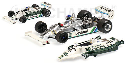 WILLIAMS FORD FW07C – CARLOS REUTEMANN – 1981 – WITH ENGINE L.E. 1008 pcs. 1:43 model