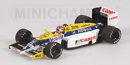 WILLIAMS HONDA FW11 N.PIQUET 1986 1:43 model