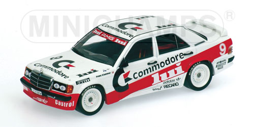 MERCEDES-BENZ 190E 2.3-16 – ‘COMMODORE’ – FRANZ KLAMMER – TEAM MARKO RSM – DTM 1986 L.E. 2400 pcs. 1:43 model