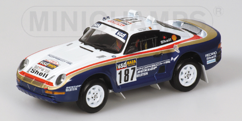 PORSCHE 959 – KUSSMAUL/UNGER – RALLY PARIS-DAKAR 1986 1:43 model