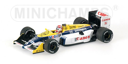 WILLIAMS HONDA FW11B N.PIQUET 1987 L.E. 6480 pcs. 1:43 model