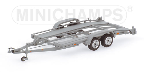 CAR TRAILER – SILVER 1:43 model
