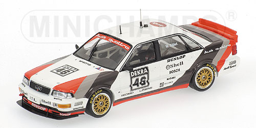 AUDI V8 QUATTRO – WALTER ROEHRL – TEAM SMS MOTORSPORT – DTM 1991 L.E. 2400 pcs. 1:43 model