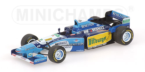 BENETTON RENAULT B195 – MICHAEL SCHUMACHER – WORLD CHAMPION 1995 – (WITHOUT FIGURINE) 1:43 model
