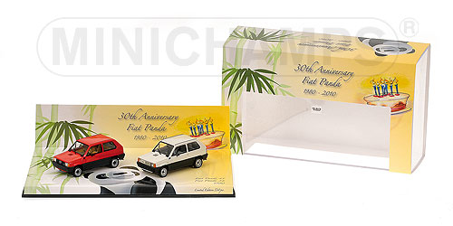 FIAT PANDA – 30TH ANNIVERSARY – DOUBLE SET L.E. 530 pcs. 1:43 model