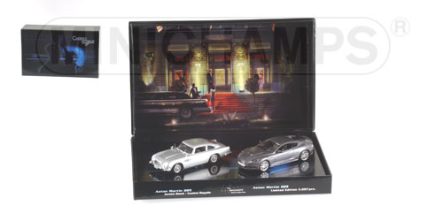 SET ASTON MARTIN DBS + DB 5 – JAMES BOND – ‘CASINO ROYALE’ L.E. 3007 pcs. 1:43 model