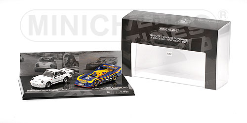 2 CAR SET TRIBUTE TO DONOHUE: PORSCHE 917/30 ‘SUNOCO’ & PORSCHE 911 CARRERA RSR L.E. 1440 pcs. 1:43 model