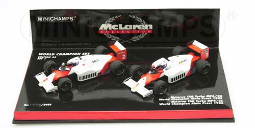 MCLAREN WORLD CHAMPION SET 1985/86 1:43 model