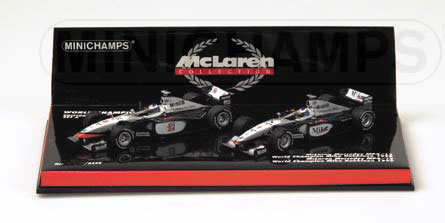 MCLAREN WORLD CHAMPION SET 1998/99 1:43 model