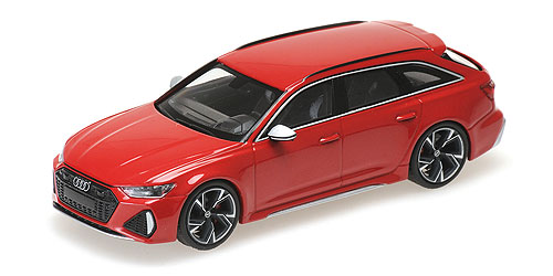 AUDI RS 6 AVANT – 2019 – RED METALLIC - L.E. 336 pcs. 1:43 model