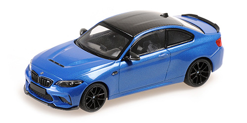 BMW M2 CS – 2020 – BLUE W/ BLACK WHEELS 1:43 model