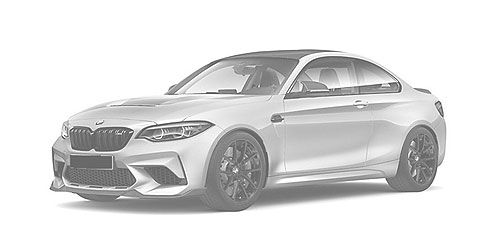BMW M2 CS – 2020 – SILVER W/ BLACK WHEELS 1:43 model