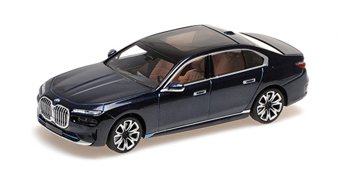 BMW I7 – 2023 – MATT BLUE METALLIC 1:43 model