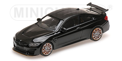 BMW M4 GTS – 2016 – BLACK METALLIC W/ ORANGE WHEELS L.E. 504 pcs. 1:43 model