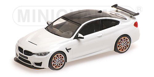 BMW M4 GTS – 2016 – WHITE W/ ORANGE WHEELS L.E. 504 pcs. 1:43 model