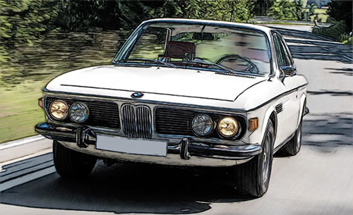 BMW 3.0 CS – 1968 – WHITE - L.E. 504 pcs. 1:43 model